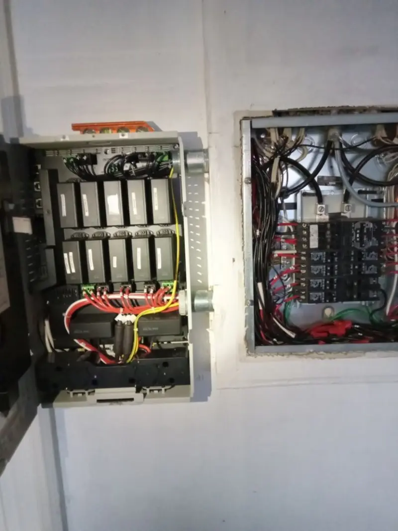 Electrical panel upgrade completed for Indoor Lighting Installation in Valley Center
